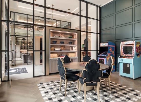 Game Room at The Alastair at Aria Village Apartment Homes in Sandy Springs, Georgia, GA