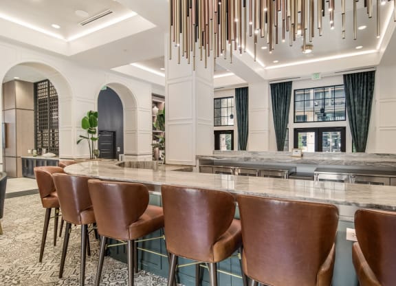 Resident Event Center at The Alastair at Aria Village Apartment Homes in Sandy Springs, Georgia, GA