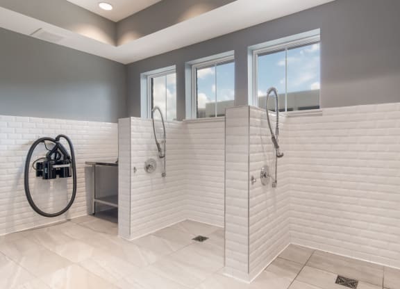 Dog Wash Area at The Alastair at Aria Village Apartment Homes in Sandy Springs, Georgia, GA