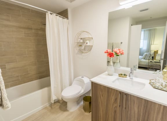Bathroom With Bathtub at Twenty2 West, Florida, 33155