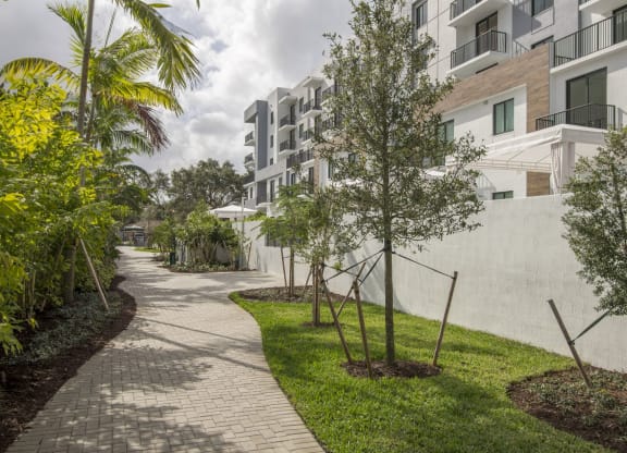 Walking Paths at Twenty2 West, West Miami, Florida