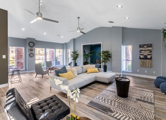 Leasing office interior at Walnut Creek Crossing Apartments in Austin, Texas, TX