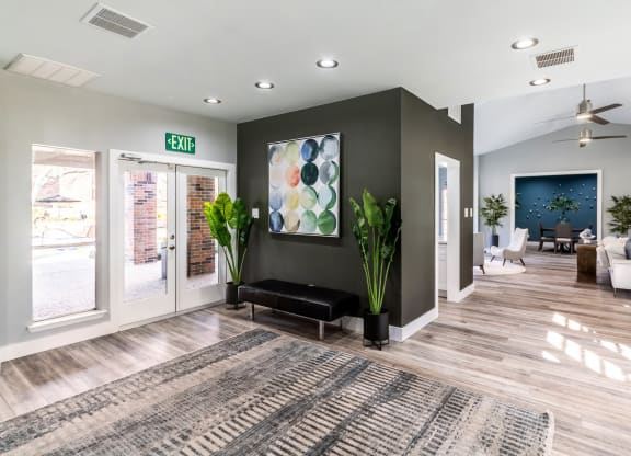 Leasing Office Entrance at Walnut Creek Crossing Apartments in Austin, Texas, TX
