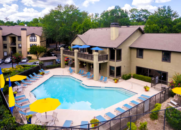 our apartments showcase a swimming pool