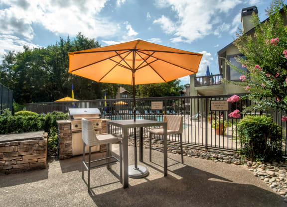 our apartments showcase a beautiful patio