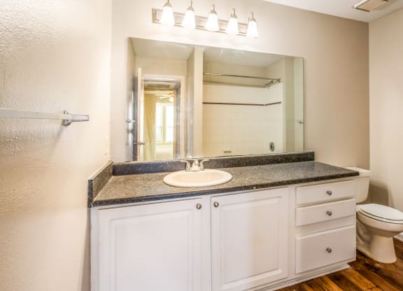 Model Caspian Upgrade Bathroom 1 at Waterford Place in Atlanta, GA