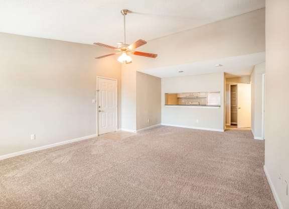 Model Caspian Upgrade Living Room 2 at Waterford Place in Atlanta, GA