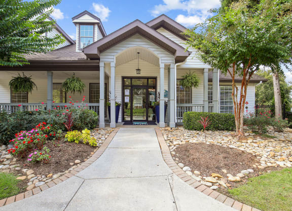 Front of the leasing office at Wellington Ridge in Lawrenceville, GA