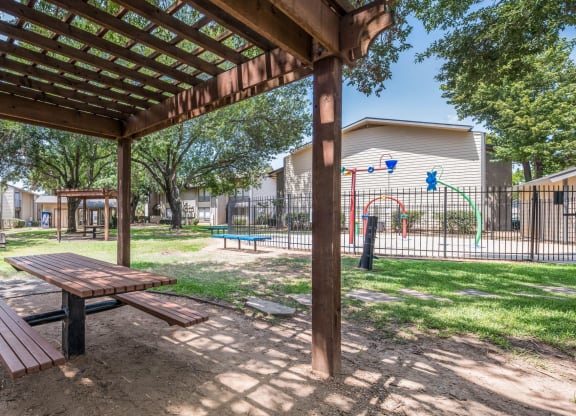 Barbecue Grills and Picnic Seating throughout the community, at Westdale Hills, Euless Texas