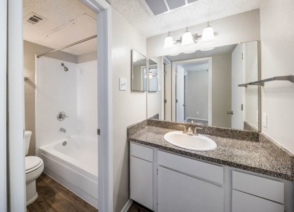 Crooked Stick: Bathroom, at Westdale Hills, Euless Texas