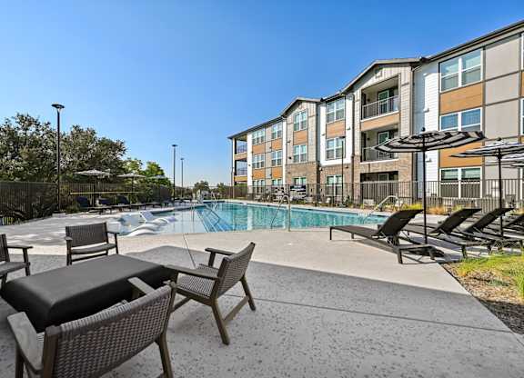 Pool at Whispering Pines at Westdale Hills in Euless, TX