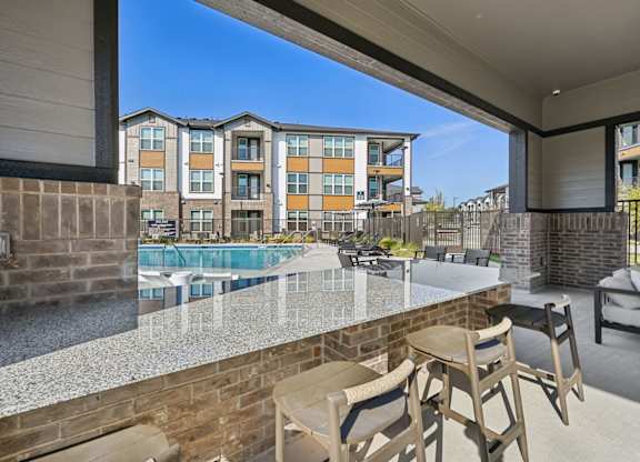 Pool at Whispering Pines at Westdale Hills in Euless, TX