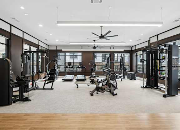 Fitness Center at Woodgate Place in Waco, TX