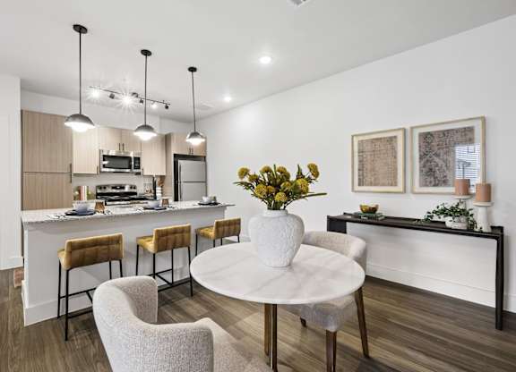 Dining Room Model Unit at Woodgate Place in Waco, TX