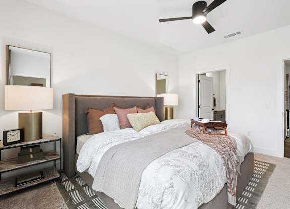 Bedroom Model Unit at Woodgate Place in Waco, TX