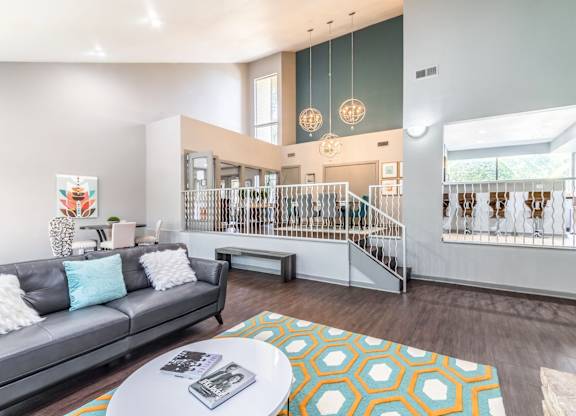 clubhouse with modern furnitures at Westdale Pointe in Austin, TX