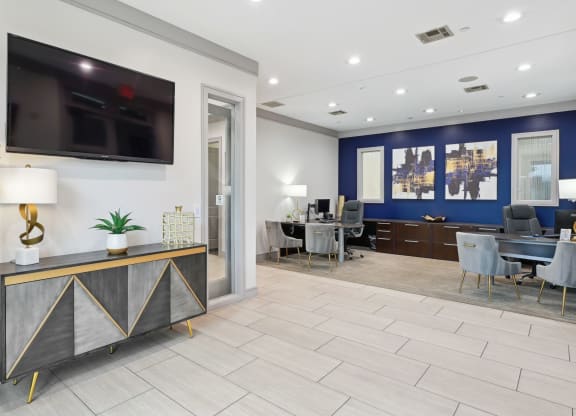 leasing office at Allusion at West University, Houston, TX