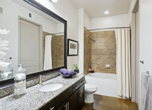 a bathroom at Muse at Museum District, Houston, TX