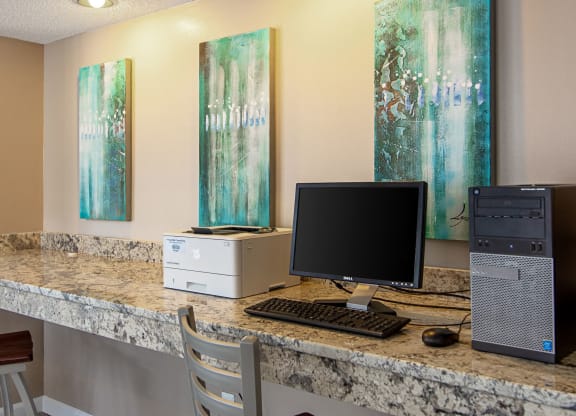 Business Center at Woodmere Trace Apartments in Duluth, Georgia, GA 30096