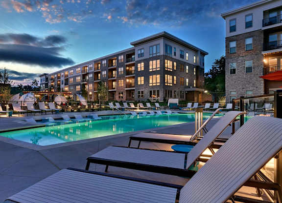 Pool at Dusk