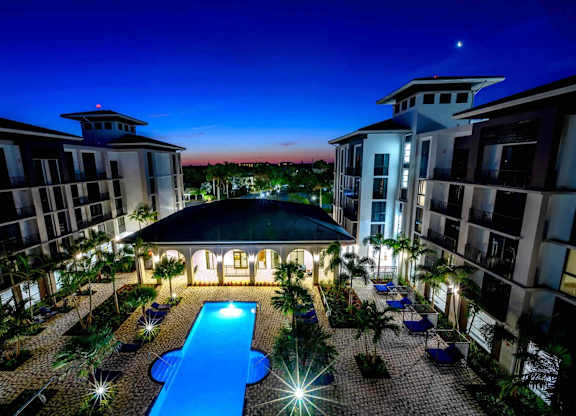 Pool at Dusk