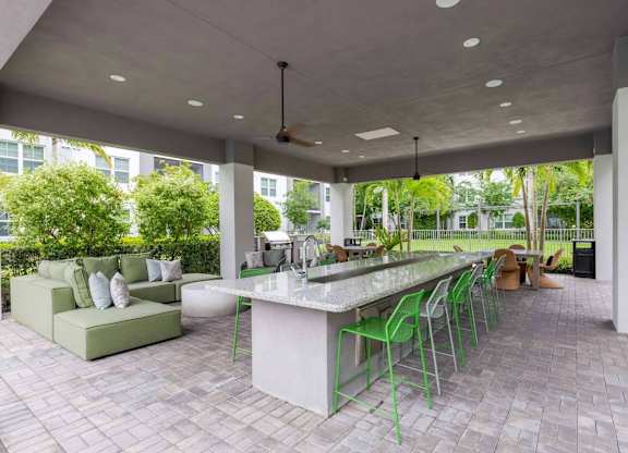 Outdoor Grilling Lounge