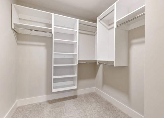 Apartment Walk-in Closet