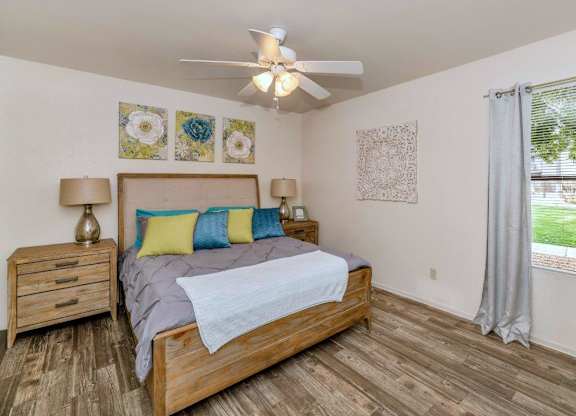Bedroom at Reflections at Red Mountain Apartments, Mesa, AZ
