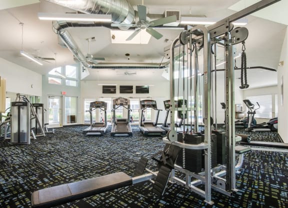 Gym at The Villages Apartment of Banyan Grove Apartments in Boynton Beach FL