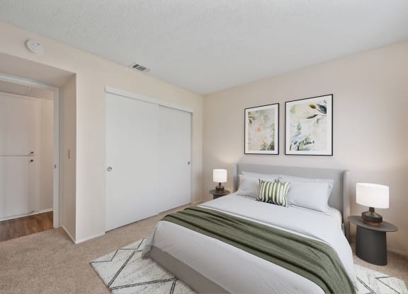 Master Bedroom at Breckenridge Village Apartments, Sacramento, CA, 95823