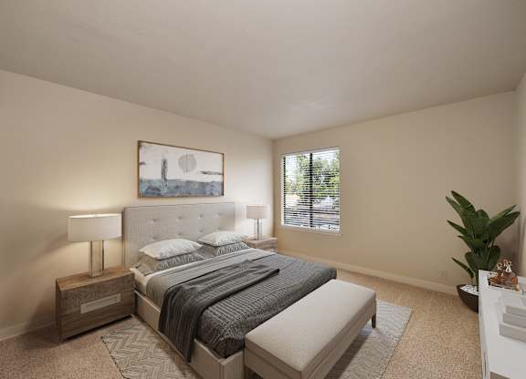 Spacious Bedroom at Fountains of Fair Oaks, Fair Oaks, CA, 95628