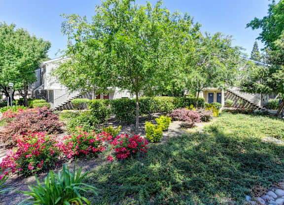 Green Outdoor Space at Hidden Oaks Apartments, Citrus Heights, CA, 95621