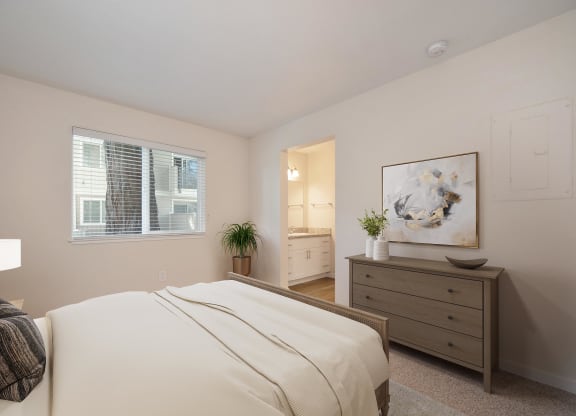 Classic Bedroom at Rush River Apartments, California, 95831