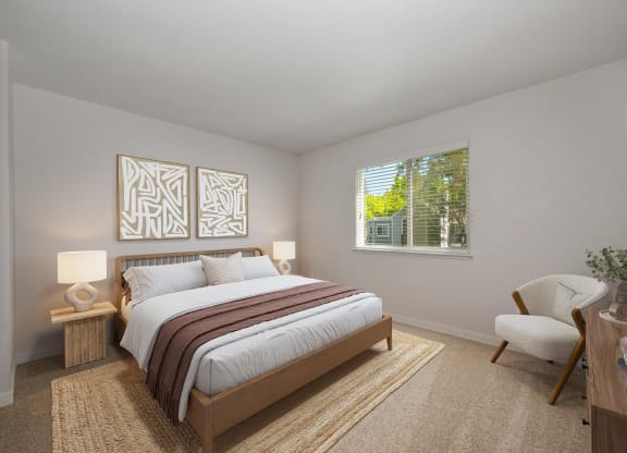 Beautiful Bright Bedroom at Rush River Apartments, Sacramento