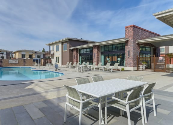 Pool Deck at Sierra Gateway Apartments, California, 95677
