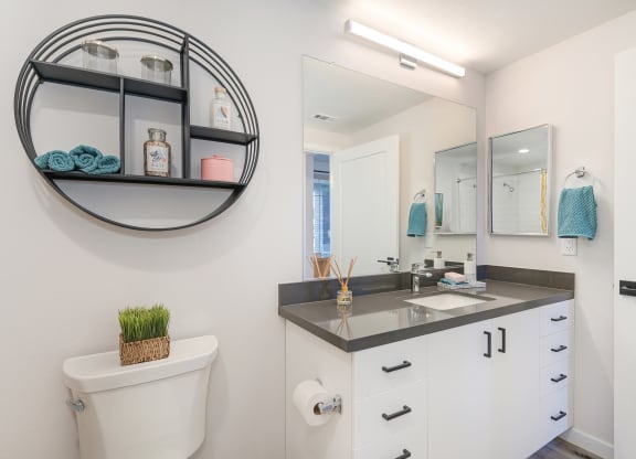 Bathroom at Sierra Gateway Apartments, Rocklin, California