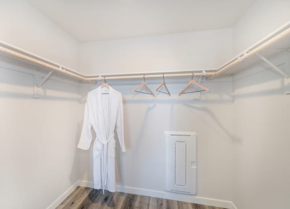 Very Large extended Bedroom Closet at Sierra Gateway Apartments, Rocklin, CA, 95677