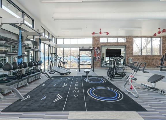 Gym at Sierra Gateway Apartments, California, 95677