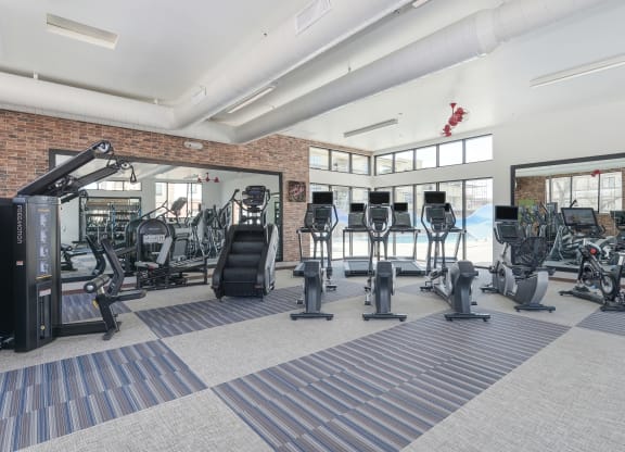Modern Fitness Center at Sierra Gateway Apartments, Rocklin, 95677