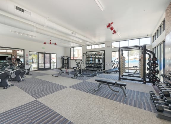 Fitness Center at Sierra Gateway Apartments, Rocklin, CA