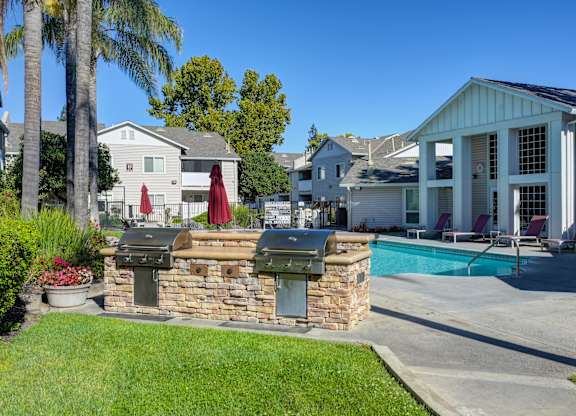 Pool & Gas BBQ's at The Legacy Apartments, Antelope, CA