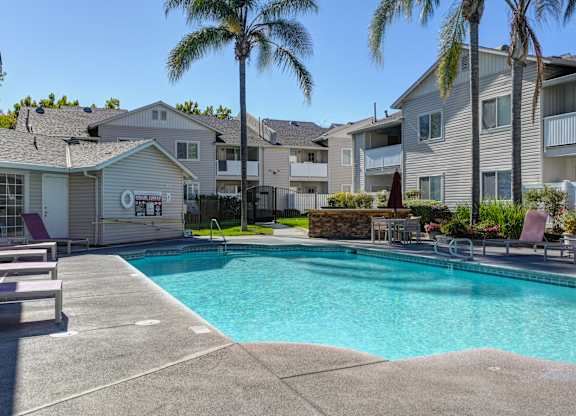 Swimming Pool view at The Legacy Apartments, Antelope, California