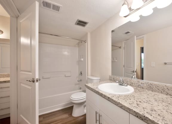 Bathroom with a Sink at Rush River Apartments, Sacramento, CA, 95831