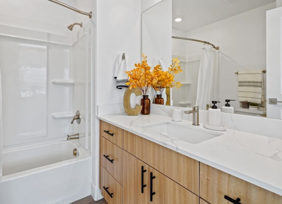 Bathroom With Extra Storage Space at Current by Lotus, Utah