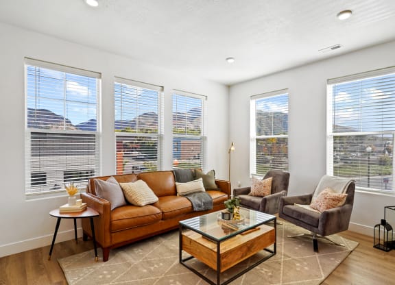 Living Space Plenty Of Natural Light at Current by Lotus, Ogden