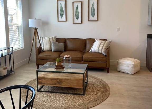 living room, the loft on birch, downtown walla walla, sleek modern industrial
