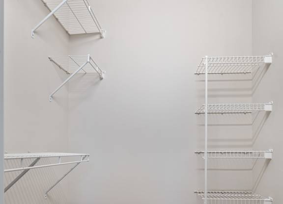 Spacious closet at Sand Creek Woods Apartments, Fishers