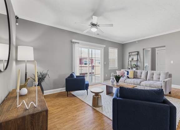 Ceiling fans offered in every apartment