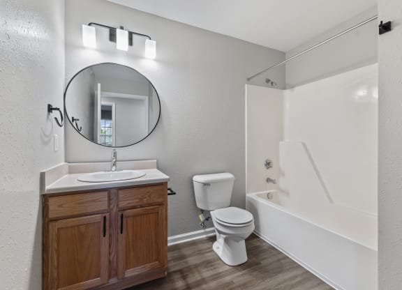 Guest Full Bathroom at Aspen Lakes Apartments, Indiana, 46217