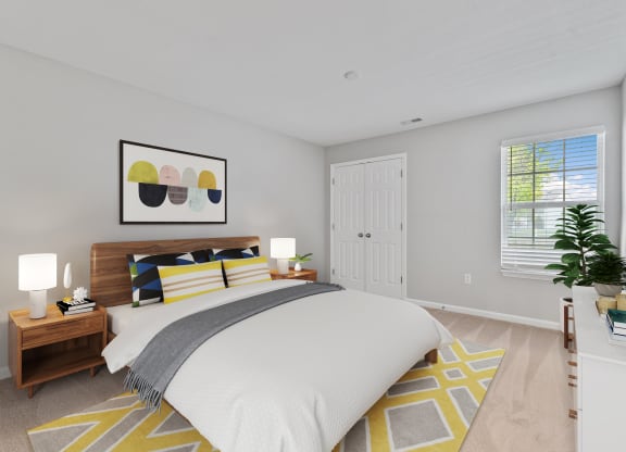 Spacious Guest Bedroom at Aspen Lakes Apartments, Indiana